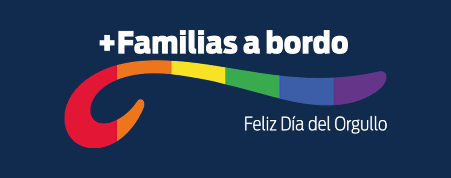 Más familias a bordo. Feliz Día del Orgullo